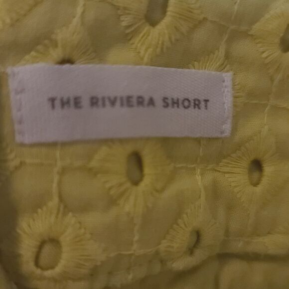 Loft Yellow Eyelet Riviera Short Size 2 - Picture 6 of 6